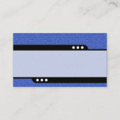 Bullet Train – 青いエンボステクスチャ 名刺 (裏面)