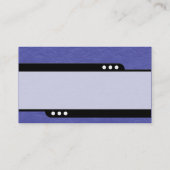 Bullet Train – 青いクリンクル紙テクスチャ 名刺 (裏面)