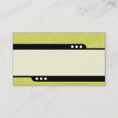 Bullet Train – 黄色いクリンクル紙テクスチャ 名刺 (裏面)