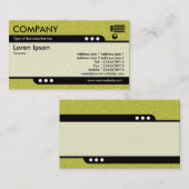 Bullet Train – 黄色のエンボステクスチャ 名刺 (正面/裏面)