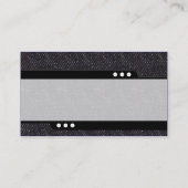Bullet Train – 黒Denimテクスチャ 名刺 (裏面)