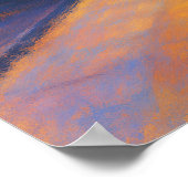 Bullet Train Arrival - Pastel Painting Style ポスター (角)