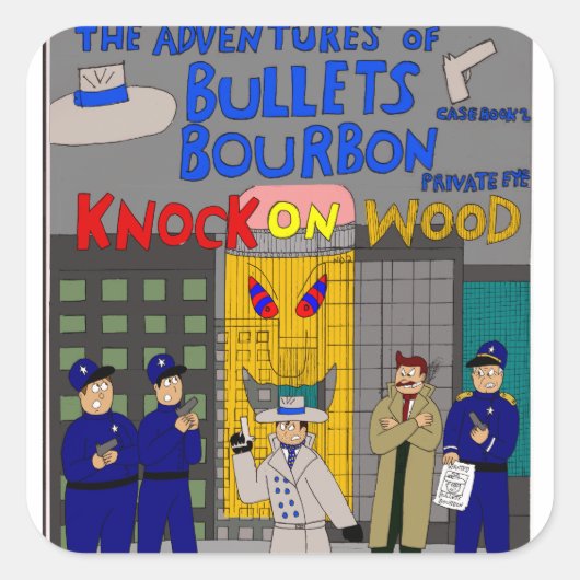 Bullets Bourbon #2はシールをカバー スクエアシール (正面)