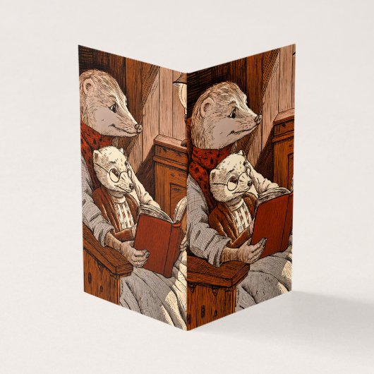 Bullets reading a book (外部)