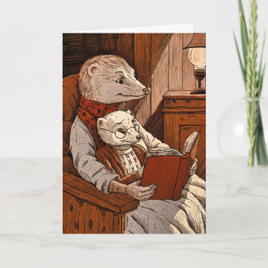 Bullets reading a book カード (正面)