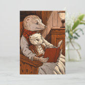 Bullets reading a book サンキューカード (スタンド正面)