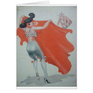 Bullfighter Holds Them 20年代の女性