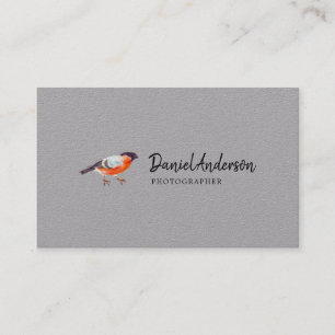 Bullfinchの鳥のカメラマンの名刺 名刺