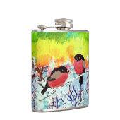 Bullfinch Birds フラスク (右)