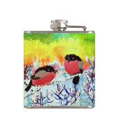 Bullfinch Birds フラスク (裏面)