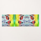 Bullfinch Birds ヨガマット (裏面(横))