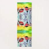 Bullfinch Birds ヨガマット (裏面)