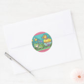 BULLFROG & DUCK EASTER EGG STICKERS Sheet Round ラウンドシール (封筒)