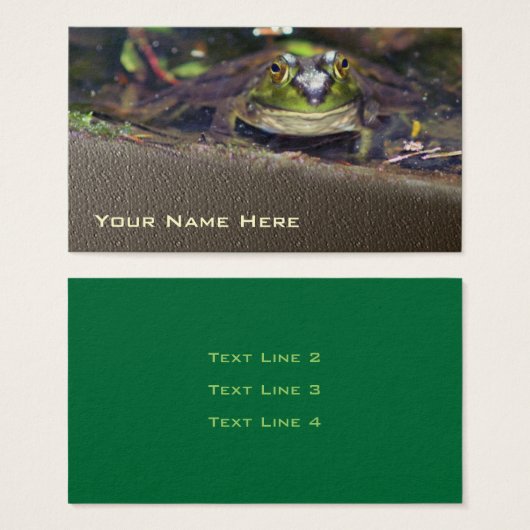 Bullfrog Face Nature (正面&裏面)