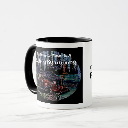 "Bullfrog Symphony" Possum Trot Mug マグカップ (正面左)