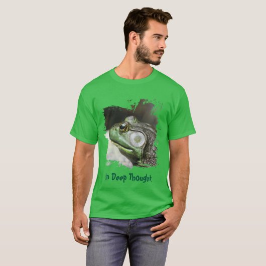 Bullfrog Thoughts Funny Tシャツ (正面フル)