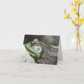 Bullfrog Thoughts Nature Photography Note カード (黄色い花)