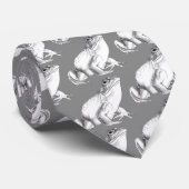 Bullfrog Wildlife Art Tie Frog Necktie ネクタイ (ロール)