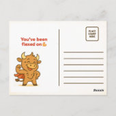 Bullioおもしろいフィットネス – 最大工数、ゼロ進捗 ポストカード (裏面)