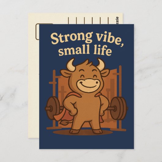 Bullio®はがき – 強い雰囲気、小さな生活 ポストカード (正面/裏面)