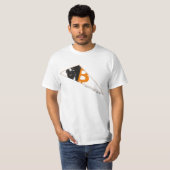 Bullish Bitcoin Blockchain Crypto white Tシャツ (正面フル)