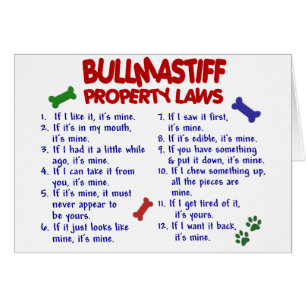 BULLMASTIFFの特性の法律2