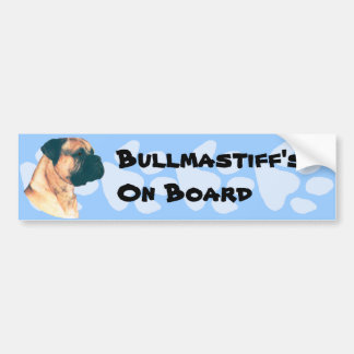 Bullmastiffの石!! バンパーステッカー