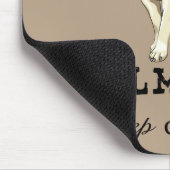 Bullmastiffの"睡眠のよだれの繰り返し"のマウスパッド食べて下さい マウスパッド (コーナー)