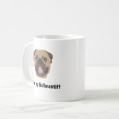 Bullmastiff犬のコーヒー・マグ- I愛私のBullmastiff コーヒーマグカップ (正面左)