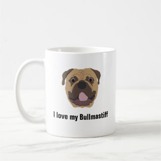 Bullmastiff犬のコーヒー・マグ- I愛私のBullmastiff コーヒーマグカップ