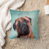 Bullmastiff犬 クッション (ブランケット)