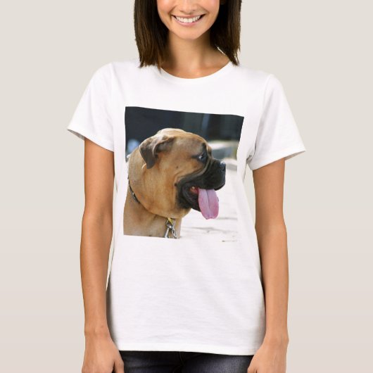 Bullmastiff犬 Tシャツ (正面)