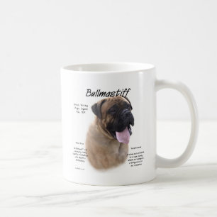 Bullmastiff (子鹿)の歴史のデザイン コーヒーマグカップ