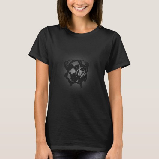 Bullmastiff dog   for men women tシャツ (正面)