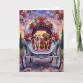 Bullmastiff Dog Valentine's Day  カード (正面)