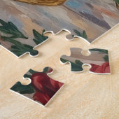 Bullmastiff Dog Valentine's Day Royal Heart Crest ジグソーパズル (側面)