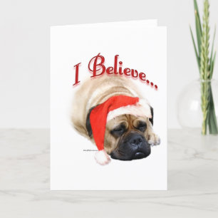 Bullmastiff Iは信じます シーズンカード