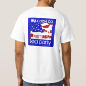 Bullochのお茶会のティーの前部及び背部 Tシャツ (裏面)