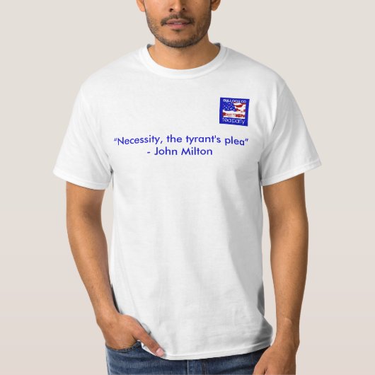 Bullochのお茶会のティー、"必要 Tシャツ (正面)