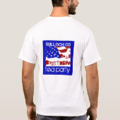 Bulloch Coのお茶会のTシャツの専制政治 Tシャツ (裏面)