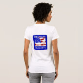 Bulloch Coのお茶会のTシャツの背部ジェファーソン Tシャツ (裏面フル)