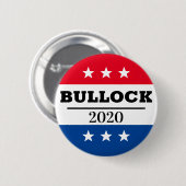 Bullock 2020の選挙ピン 缶バッジ (正面&裏面)