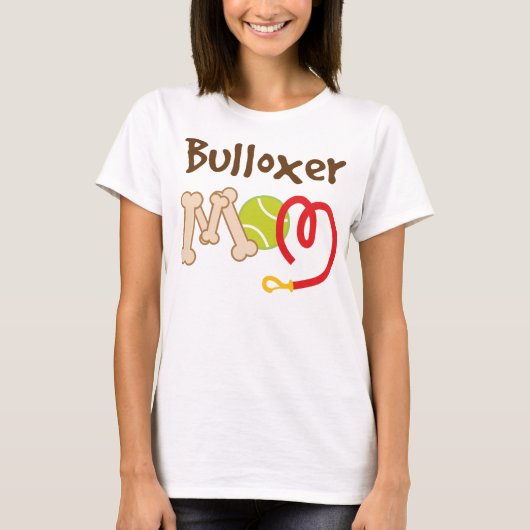 Bulloxer犬の品種お母さんのギフト Tシャツ (正面)