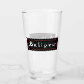 Bullpewバーンアウト名札 タンブラーグラス (裏面)