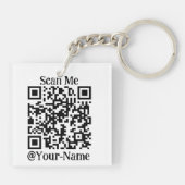 Bullrun crypto bull bitcoin -Qrコードを編集 キーホルダー (裏面)