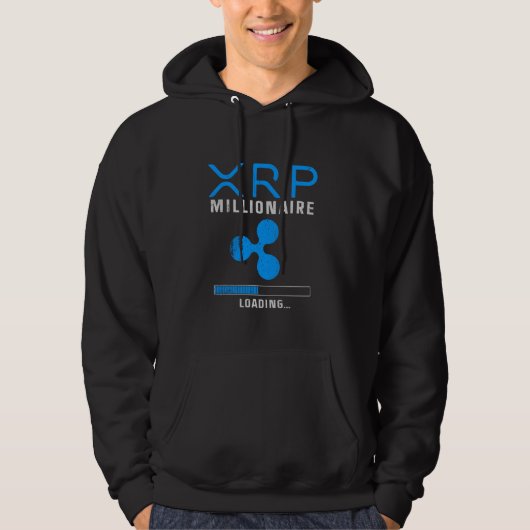 Bullrun Millionaire - Hodl Rippleトークン – XRP Cryp パーカ (正面)