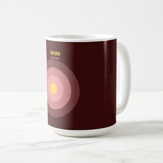 Bulls Eye — 90s Maximalist Coffee Mug | Retro コーヒーマグカップ (正面右)