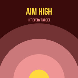 Bulls Eye — 90s Maximalist Poster | Retro Bedroom ポスター