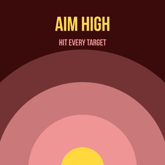 Bulls Eye — 90s Maximalist Poster | Retro Bedroom ポスター