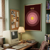 Bulls Eye — 90s Maximalist Poster | Retro Bedroom ポスター